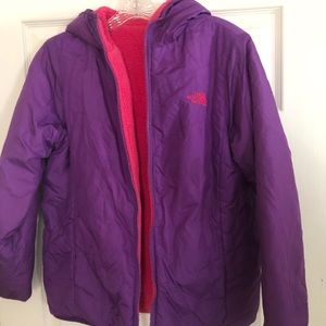 The North Face girls reversible jacket